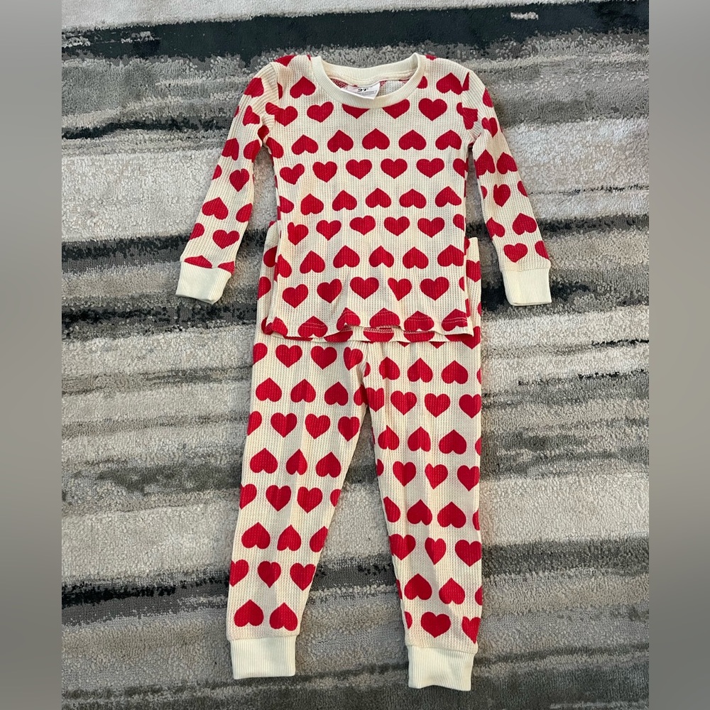 Heart pajama set toddler